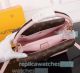 Knock off L---V Double V Grand Pink Leather&Canvas Women's Handbag  (10)_th.jpg